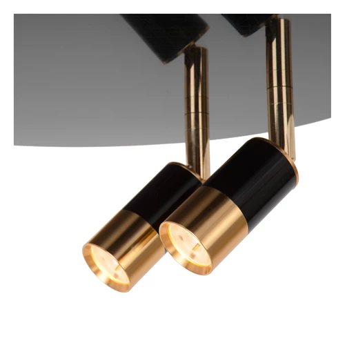 Lucide JUBEL - Plafonnière - Ø 40 cm - LED - CCT - 2500K/3000K - Zwart chroom - detail 2